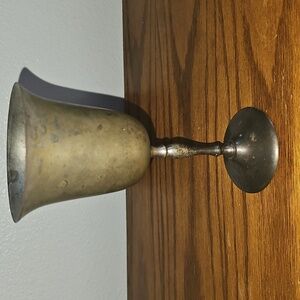 Vintage Leeber Water Goblet, Silver Plated